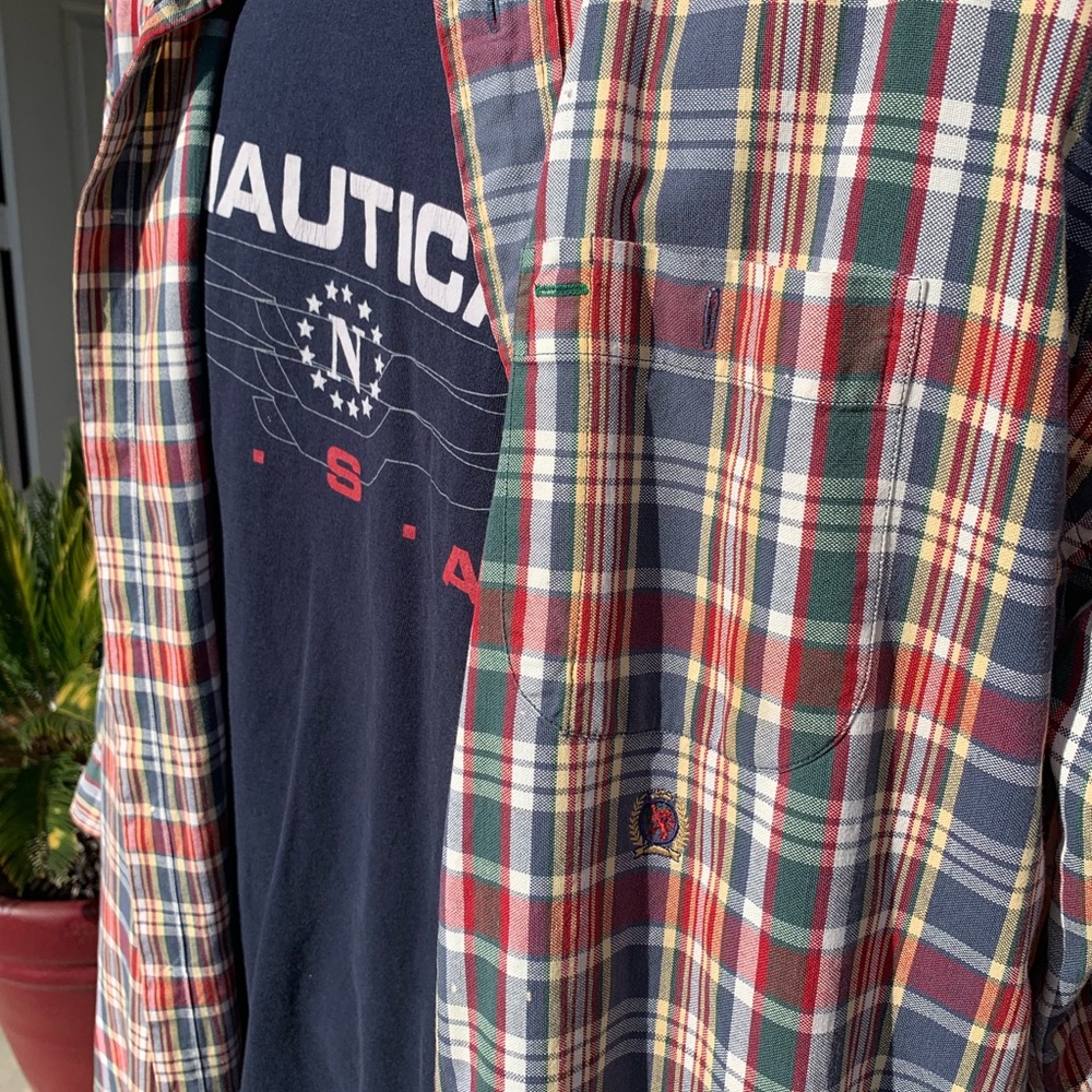 Vintage Tommy Hilfiger flannel/dress shirt - Picture 3 of 6